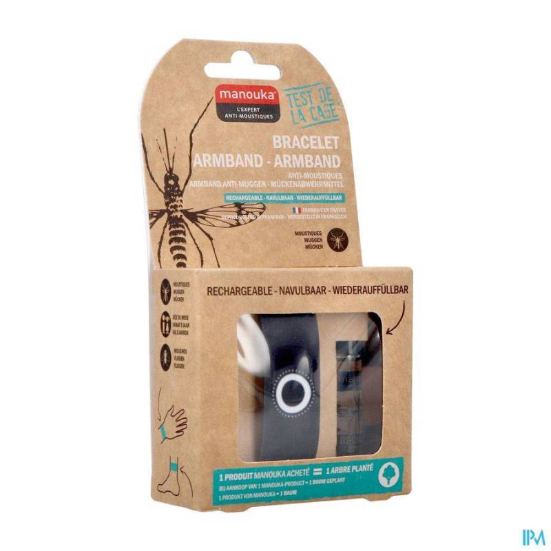 MANOUKA BRACELET UNI NOIR