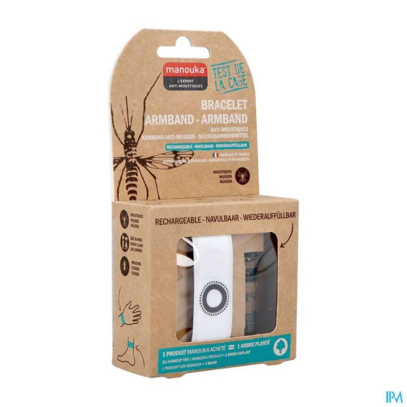 MANOUKA BRACELET UNI BLANC