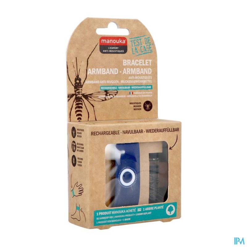 MANOUKA ARMBAND UNI MARINEBLAUW