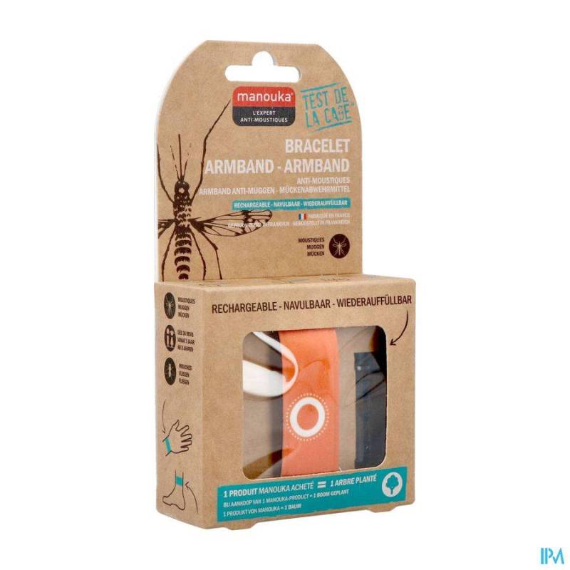 MANOUKA ARMBAND UNI ORANJE