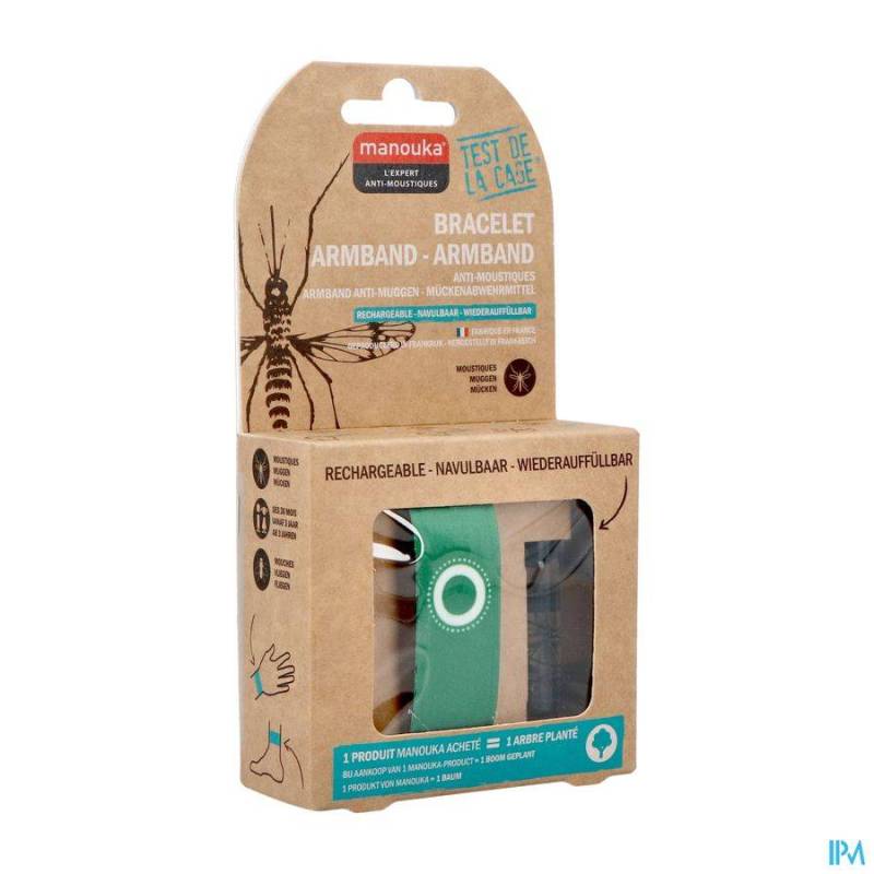 MANOUKA ARMBAND UNI GROEN