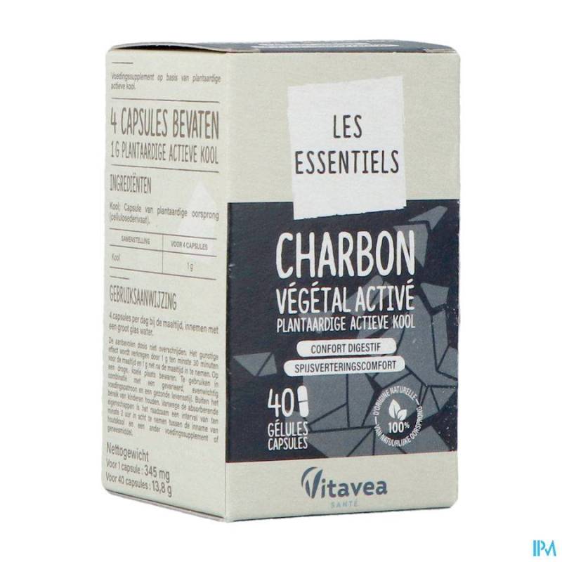 VITAVEA CHARBON VEGETAL ACTIVE CAPS 40