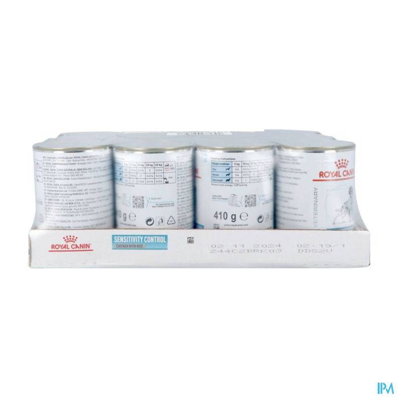 ROYAL CAN CANINE SENS CONTR CHICK/WET 12