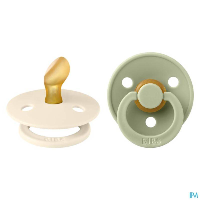 BIBS 1 TETINE ANATOMIC DUO IVORY/SAGE