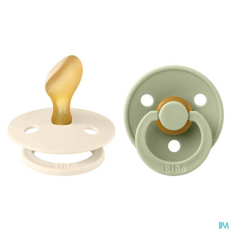 BIBS 2 TETINE ANATOMIC DUO IVORY/SAGE
