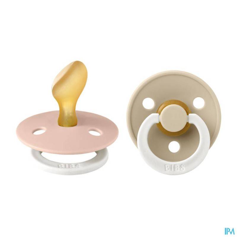 BIBS 2 TETINE ANATOMIC GLOW DUO VANI/BLUSH