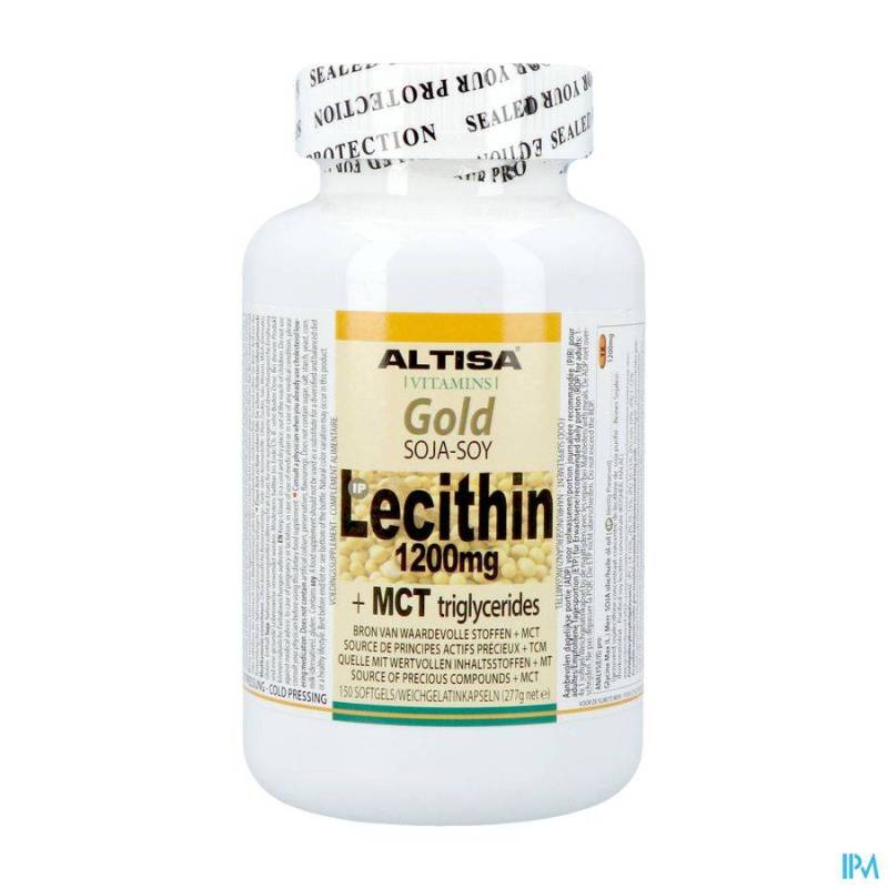 ALTISA GOLD SOJA LECITHINE 1200MG SOFTCAPS 150