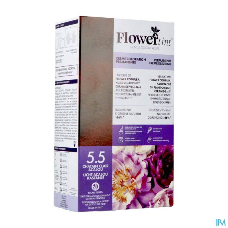 FLOWERTINT LICHT ACAJOU KASTANJE 5.5 140ML