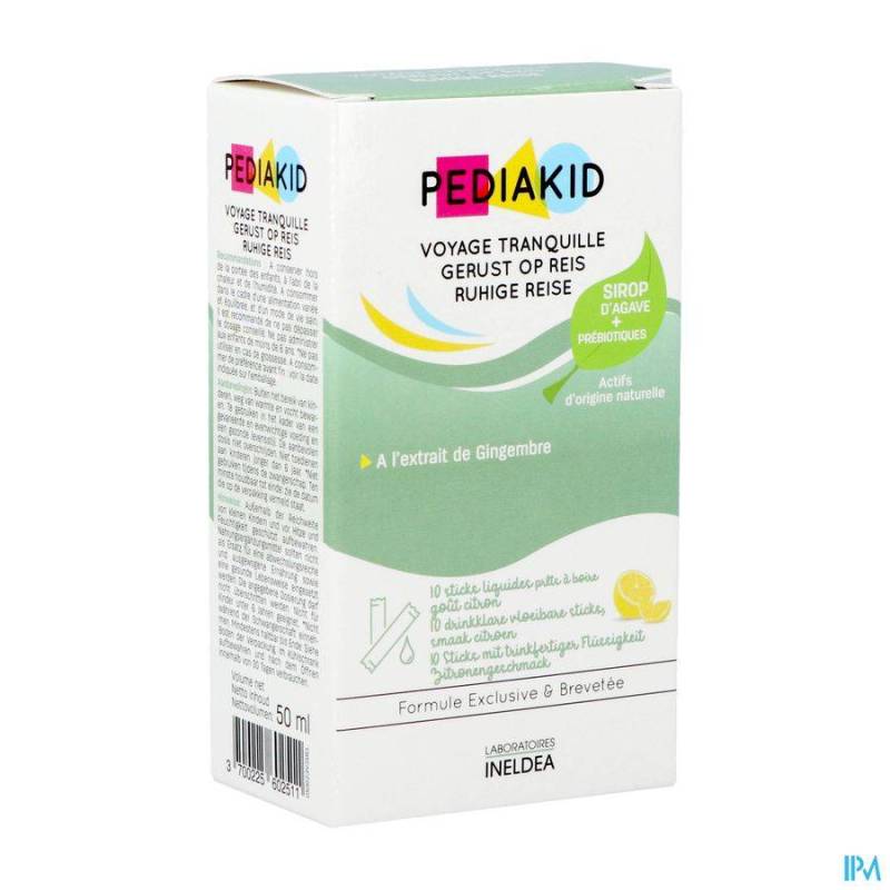 PEDIAKID MAL TRANSPORTS 10 STICKS 5 ML N