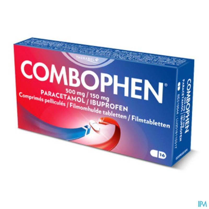COMBOPHEN 500MG/150MG COMP PELL 16