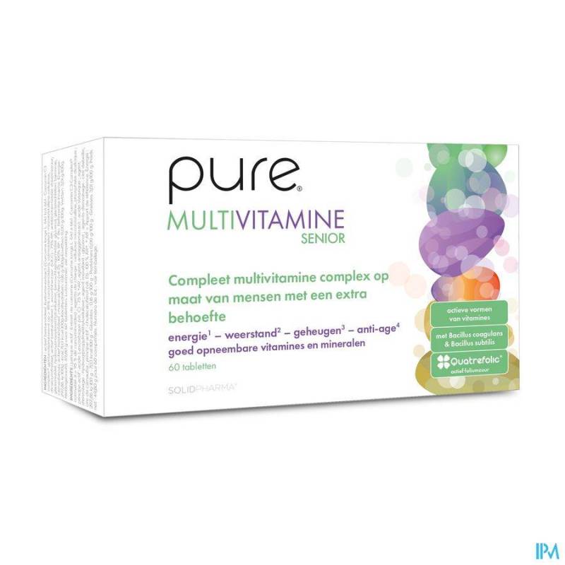 PURE MULTIVITAMINE SENIOR TABL 60