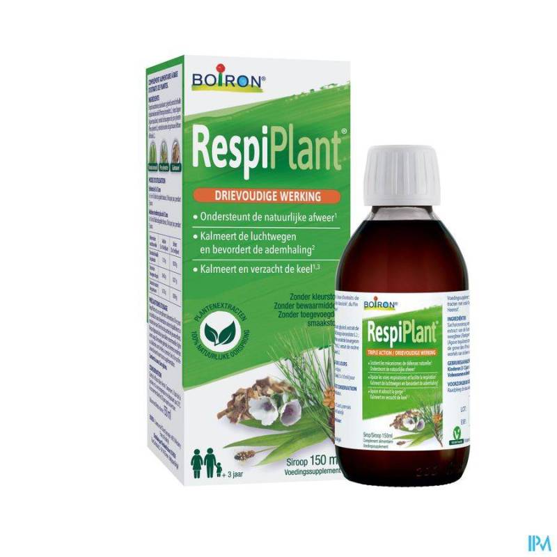 RESPIPLANT SIROP NEZ&GORGE DEFENS.NAT.150ML BOIRON