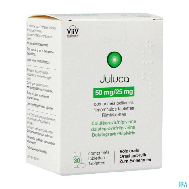 JULUCA PI PHARMA 50MG/25MG FILMOMH TABL 30 PIP