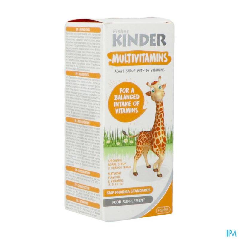 FISHER KINDER MULTIVITAMINES SIROP 125ML