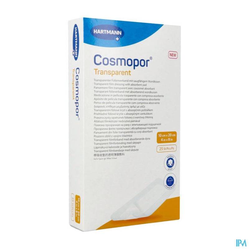 COSMOPOR TRANSPARENT 10X20CM 25