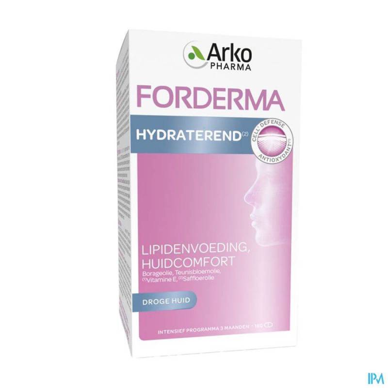 FORDERMA HYDRATEREND 180 gél/caps