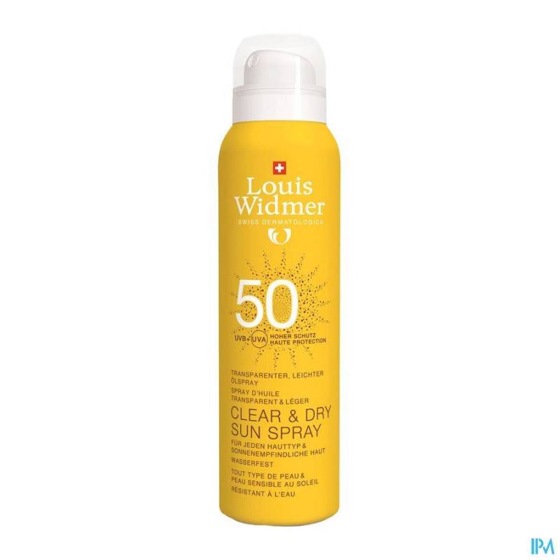 WIDMER SUN CLEAR & DRY SPRAY 50 N/PARF  SPRAY 200M