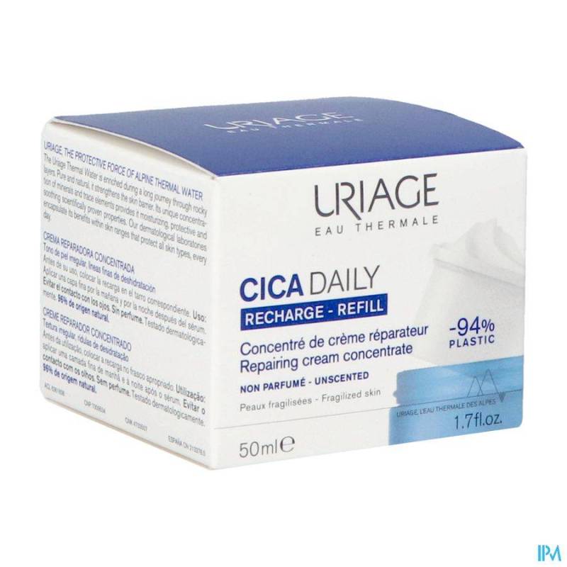 URIAGE BARIEDERM CICA DAILY CONC.CR REP.RECH50ML