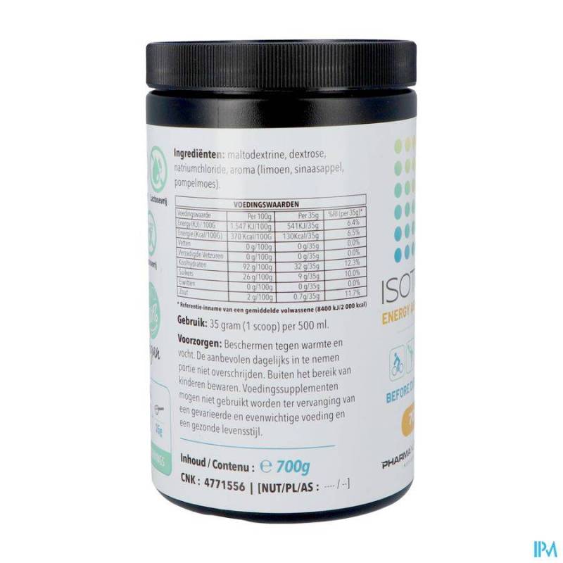 SPORT ISOTONE ENERGY AGRUM DRINK700G PHARMANUTRICS