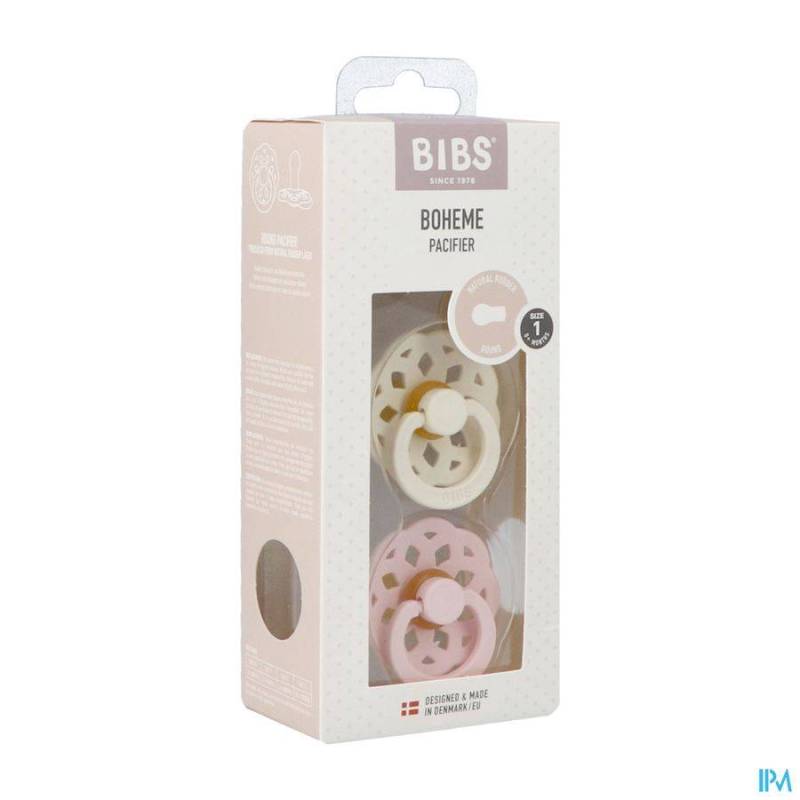 BIBS 1 FOPSPEEN BOHEME DUO IVORY&BLOSSOM