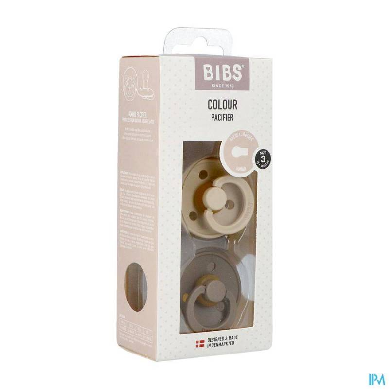 BIBS 3 FOPSPEEN DUO VANILLA&DARK OAK