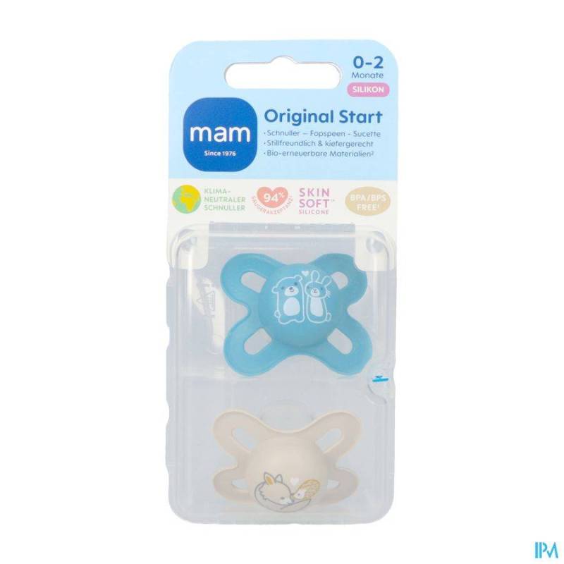 MAM ORIGINAL START FOPSPEEN SILIC. BIO 0-2M BLUE 2