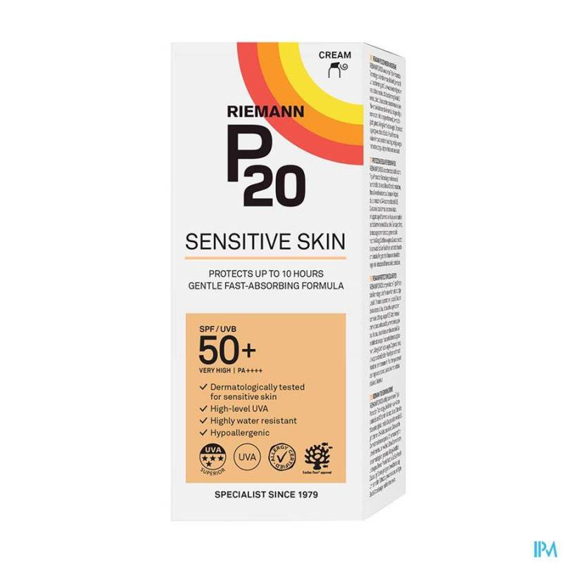 P20 ZONNELOTION SENSITIVE SKIN SPF 50 2