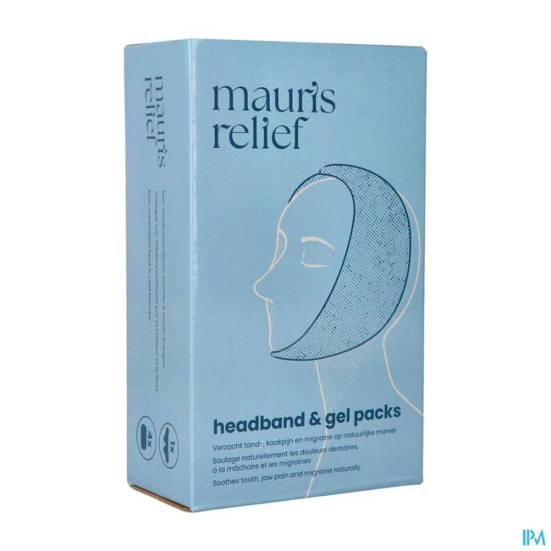 MAURIS RELIEF HOOFDBAND  GELPACK 4
