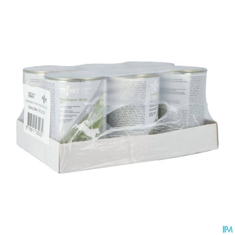 TROVET HPD HYPOALLERGENIC HOND HORSE 6X400G VMD