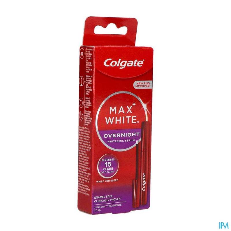 COLGATE MAX WHITE OVERNIGHT WHITENING PEN 2,5ML NF