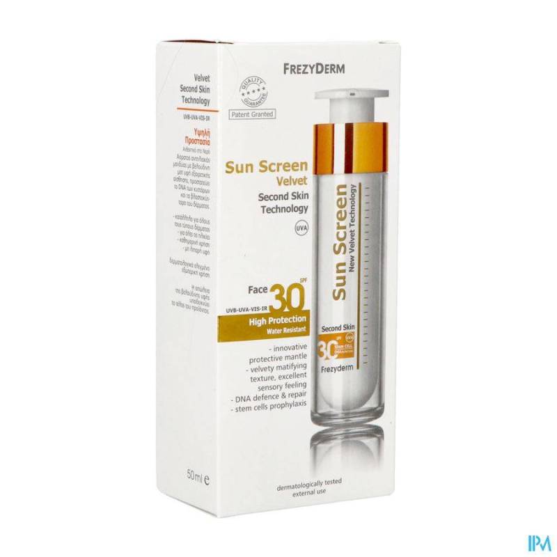 FREZYDERM SUNSCREEN VELVET BODY SPF50125ML