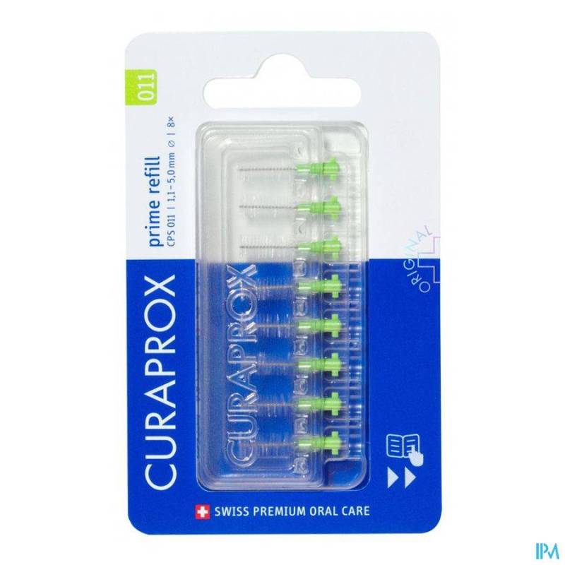 CURAPROX CPS 011 PRIME BROSSETTES RECHARGE 8