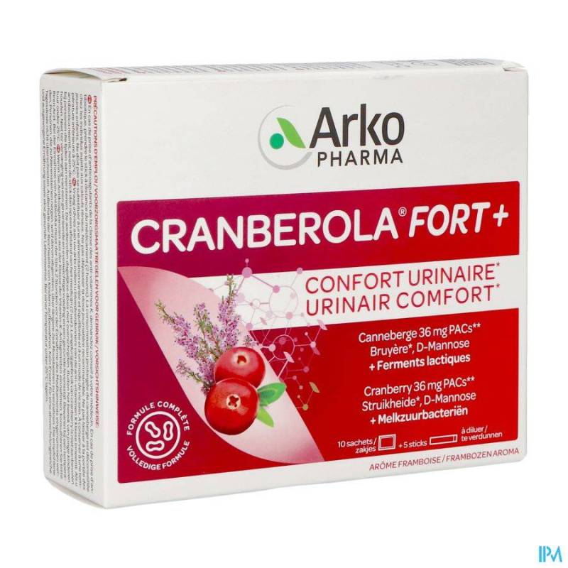 CRANBEROLA FORT PLUS ZAKJE 10  STICK 5 PROMO -€5