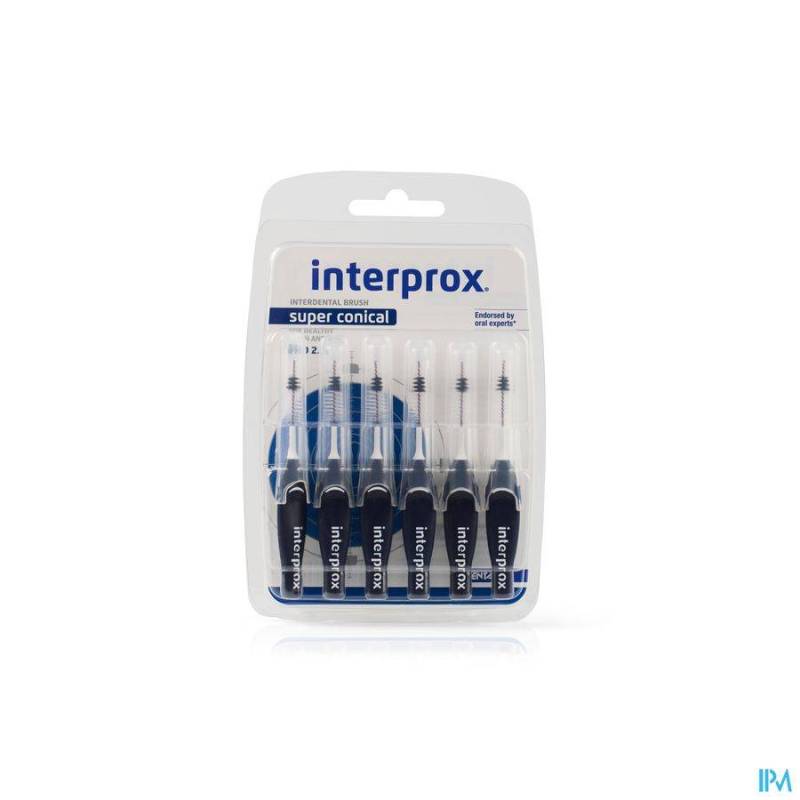 INTERPROX SUPER CONICAL DONKERBLAUW 6 ST