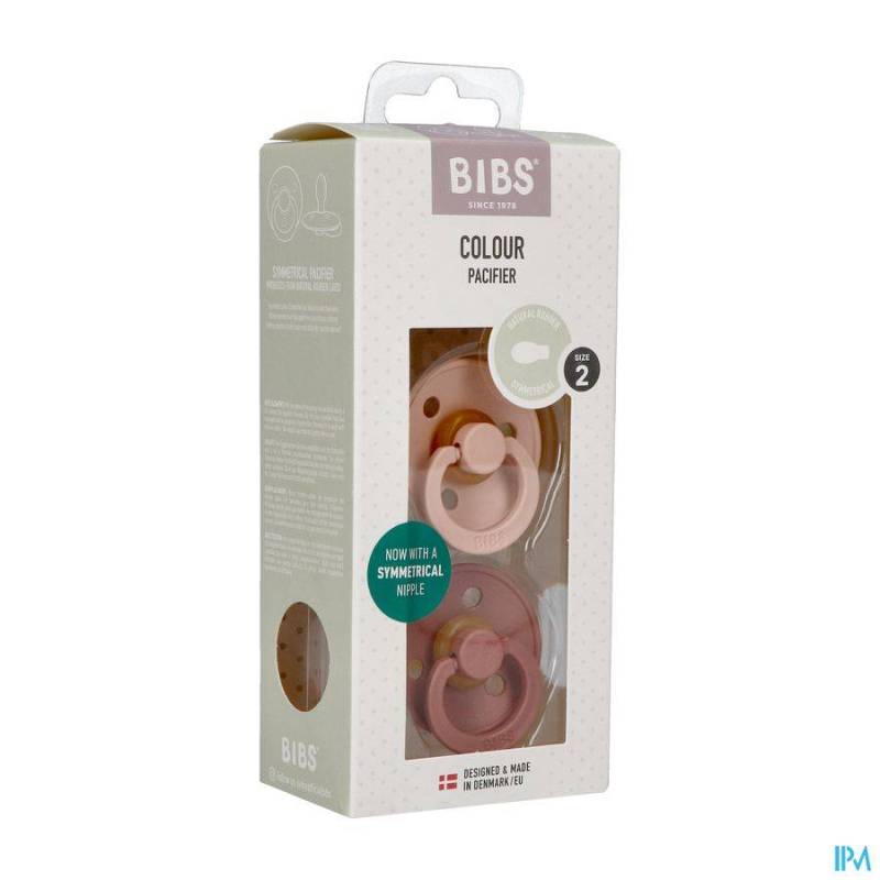 BIBS 2 - SYMMETRIC BLUSH/WOOD