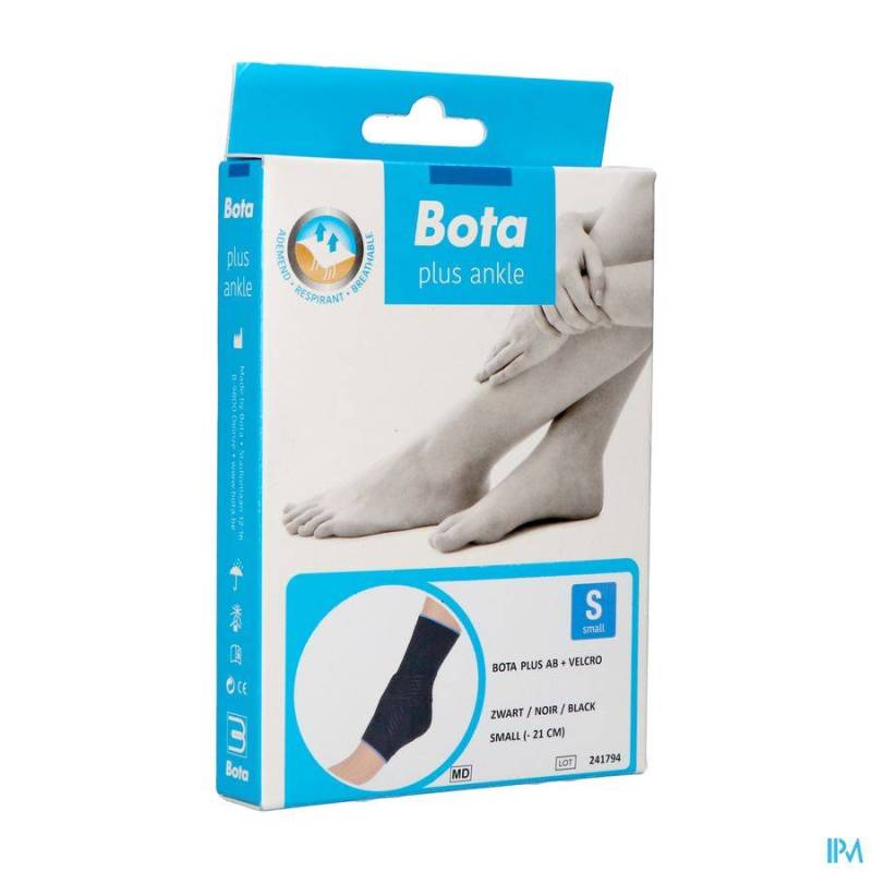BOTA PLUS CHEVILLEREVELCRO NOIR S 21CM
