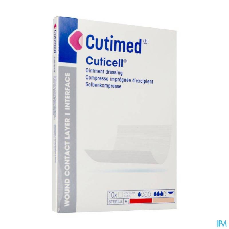 CUTIMED CUTICELL 7,5X7,5CM 7100700 10 ST