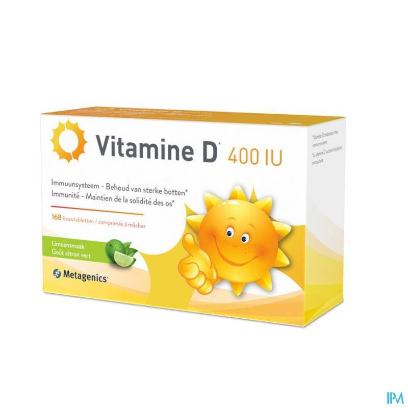 VITAMINE D 400UI METAGENICS COMP A MACHER 168