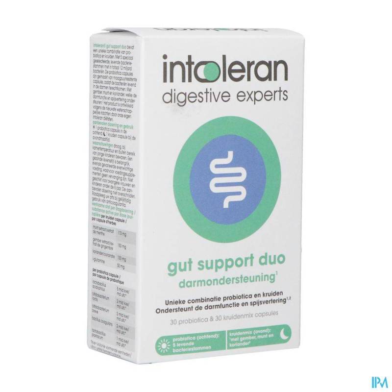 INTOLERAN GUT SUPPORT DUO CAPS 60