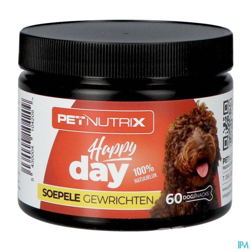 PETNUTRIX HAPPY DAY SOEPELE GEWRICHTEN DOG 60