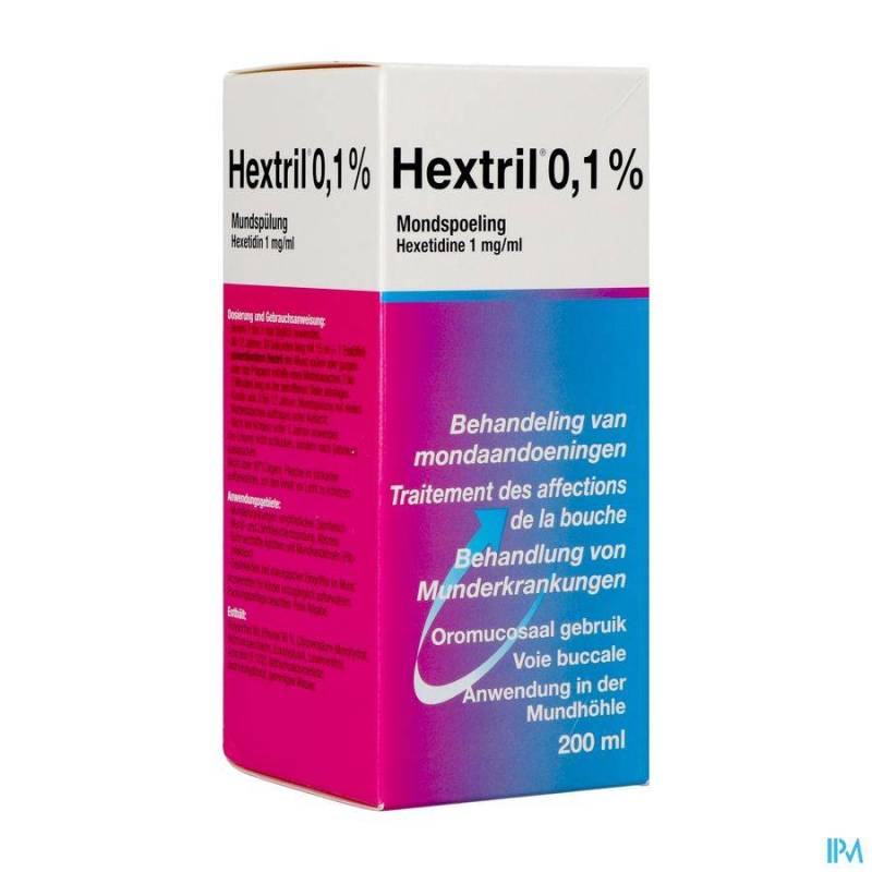 HEXTRIL 0,1% SOL BAIN BOUCHE 200ML
