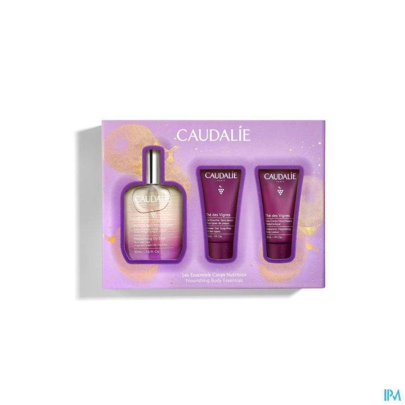 CAUDALIE KERSTSET MOIST.OIL ELIXIR 2024 3PROD PROM