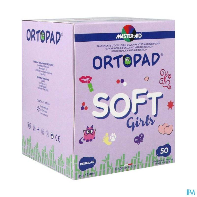 Ortopad Soft Girls Regular 85x59mm 50 72234