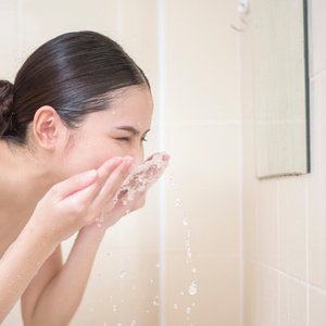 gezicht wassen