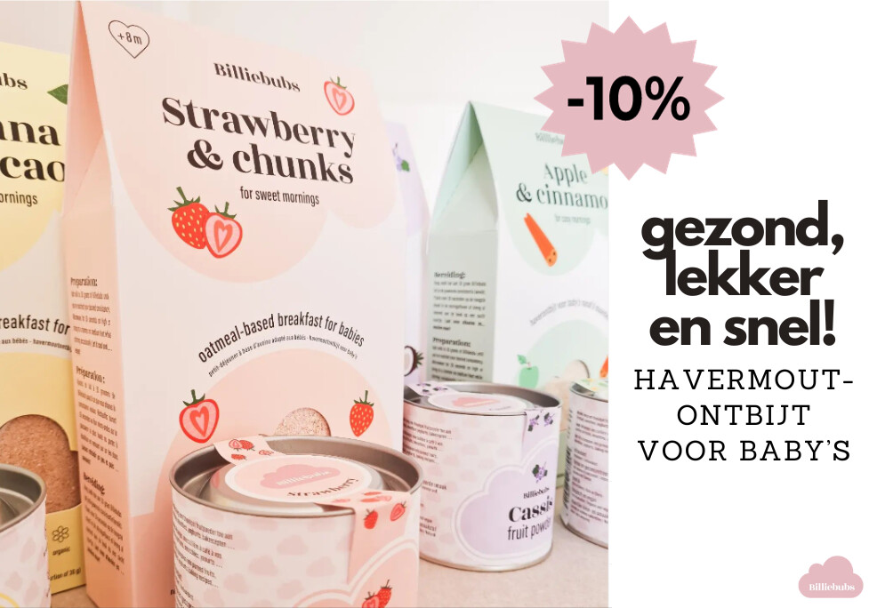 10% op Billiebubs Havermoutontbijt voor baby's