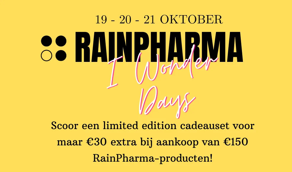 19 - 20 - 21 oktober: Rainpharma I Wonder Days